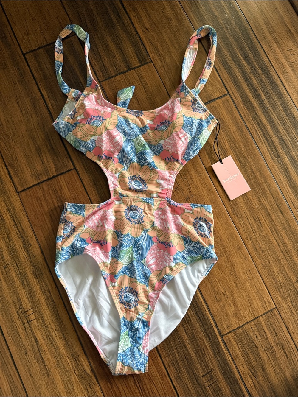 Juicy Couture  Cutout One-Piece Swimsuit.